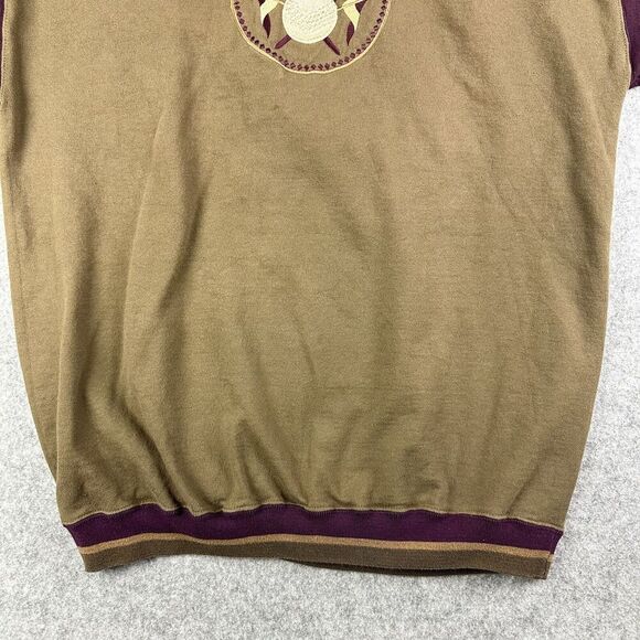 VTG Winona Golf Sweatshirt Mens XL Varsity Elbow Patch Sports Preppy USA Made* - Picture 9 of 13